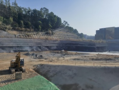 黄金谷二期（1号厂房）基坑支护及边坡支护工程